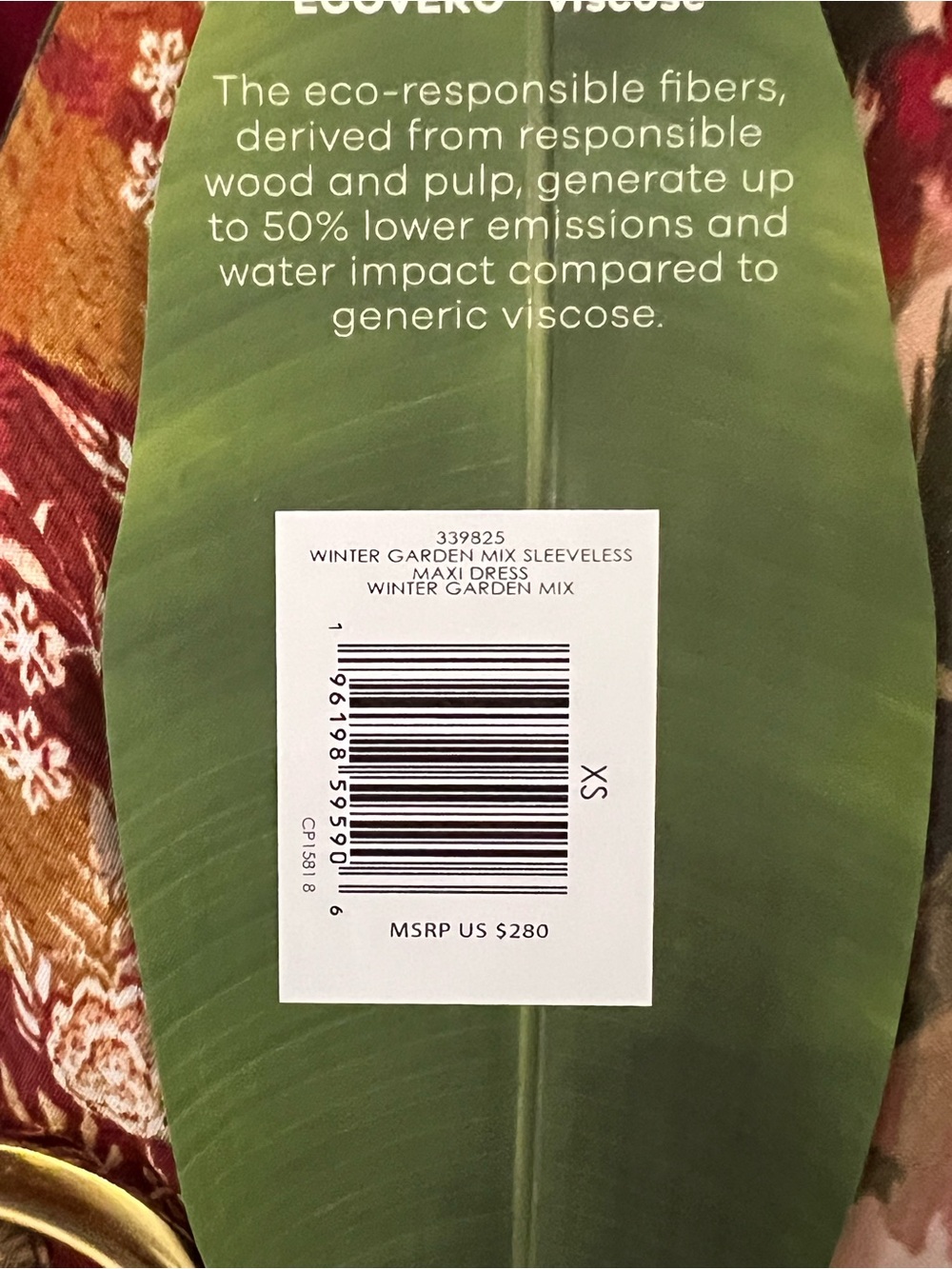 New Farm Rio Maxi Dress Winter Garden - Picture 3 of 4